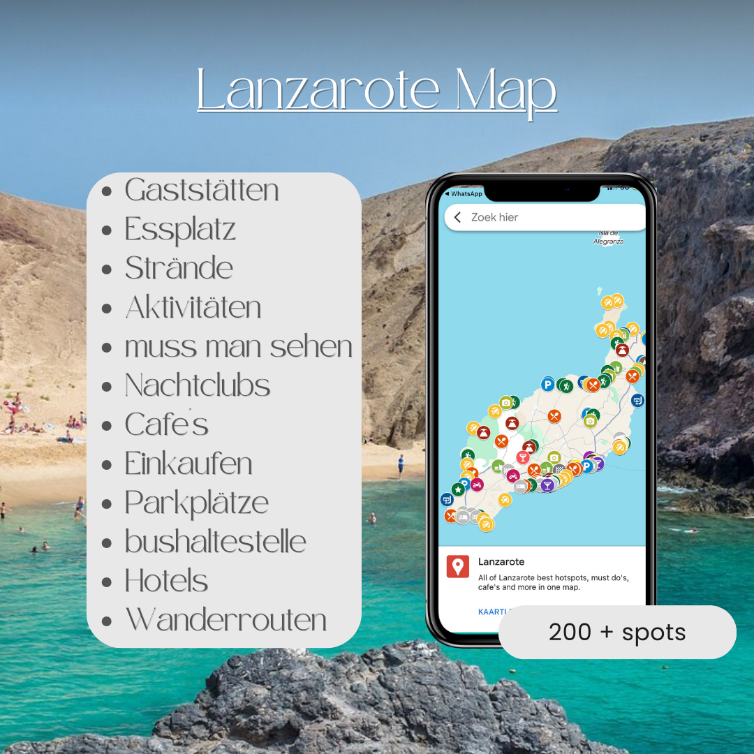 Lanzarote Map (DE.vers.)