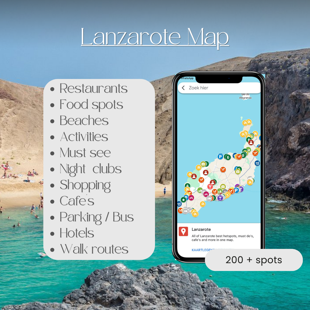 Lanzarote Map (ENG.vers.)