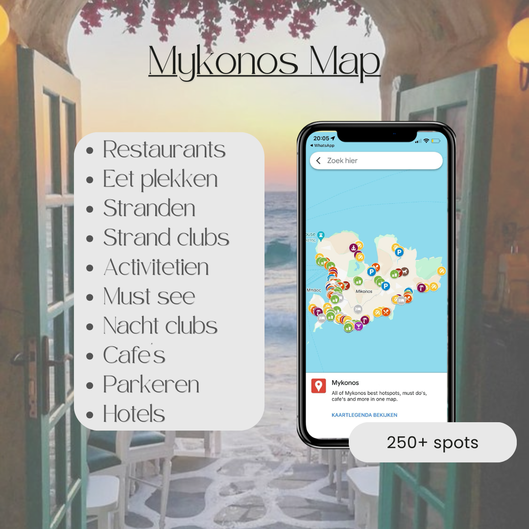 Mykonos Map (NL.vers.)