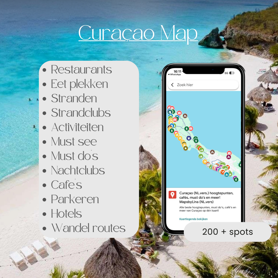 Curaçao Map (NL.vers.)