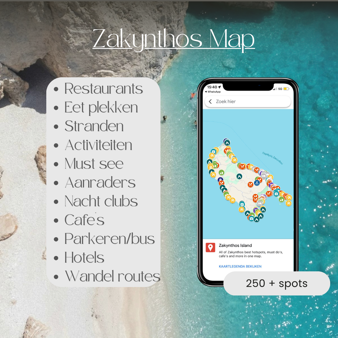 Zakynthos Map (NL.vers.)