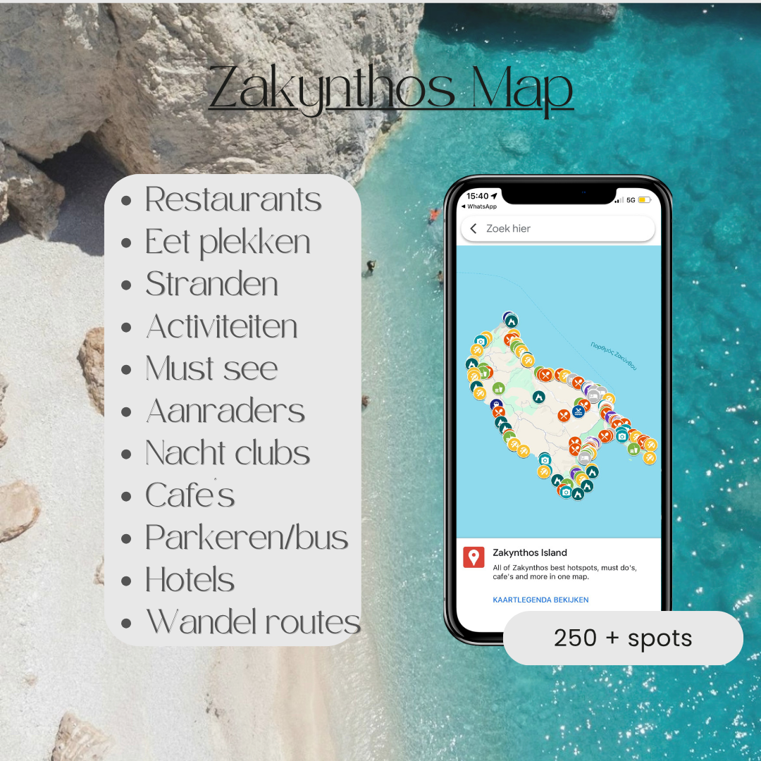 Zakynthos Map (NL.vers.)