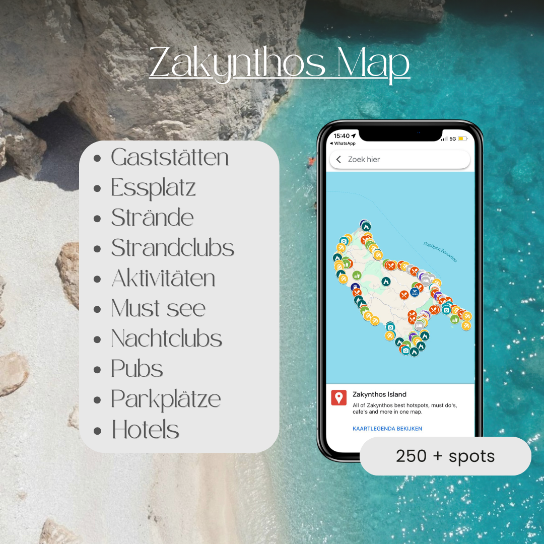 Zakynthos Map (DE.vers.)
