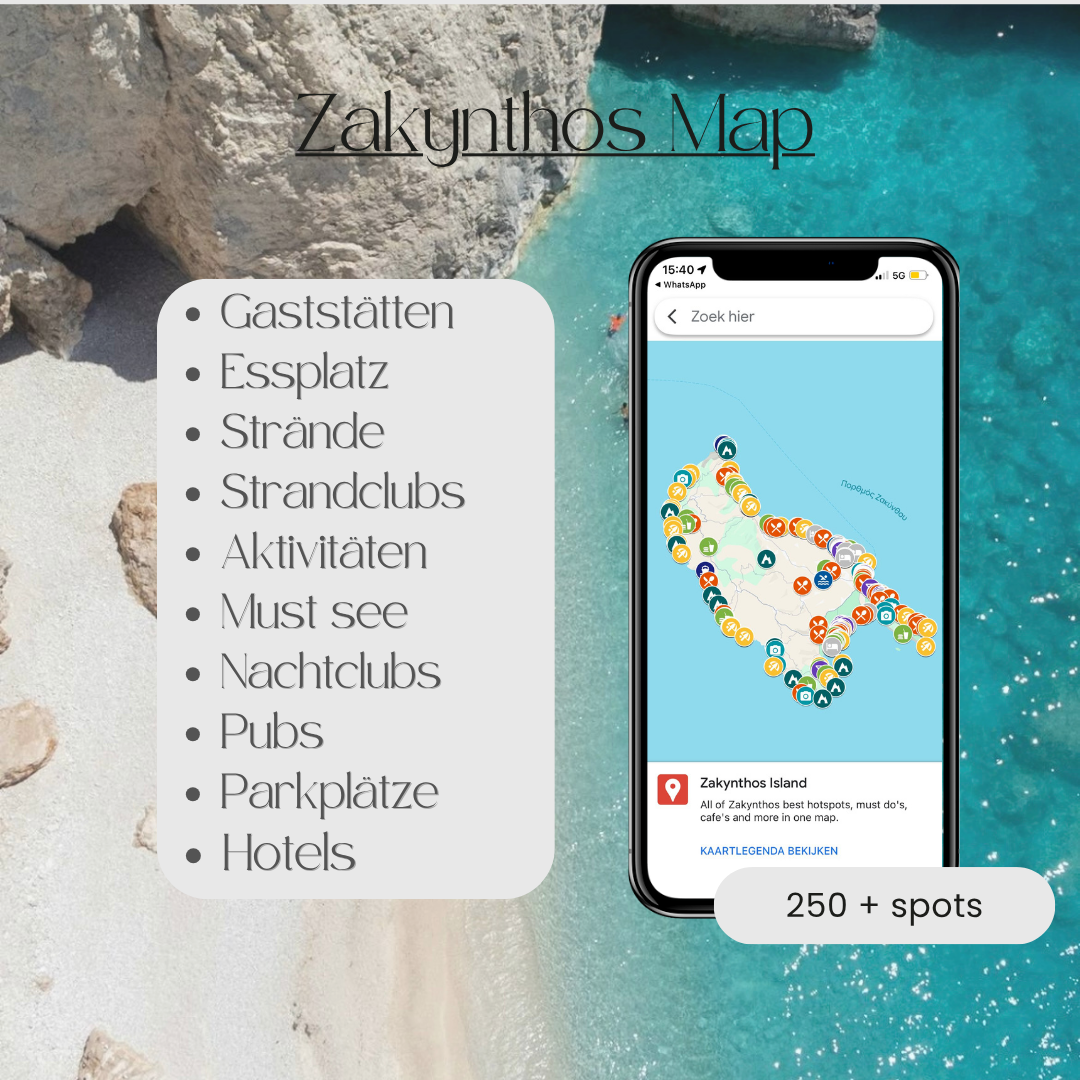 Zakynthos Map (DE.vers.)