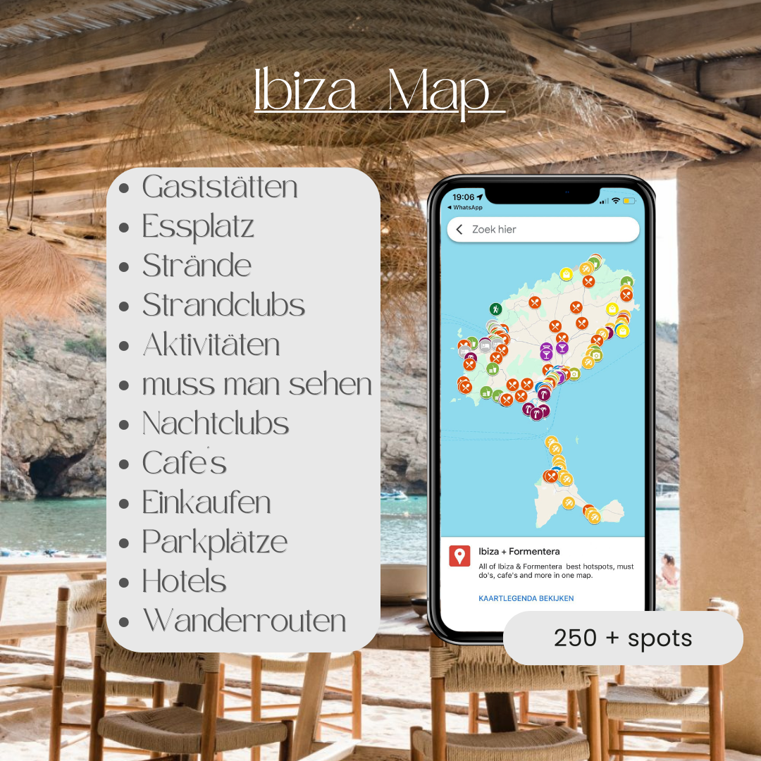 Ibiza + Formentera Map (DE.vers.)