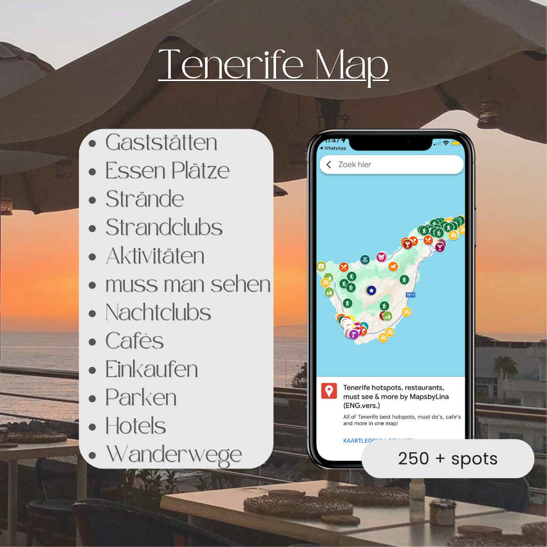 Tenerife Map (DE.vers.)
