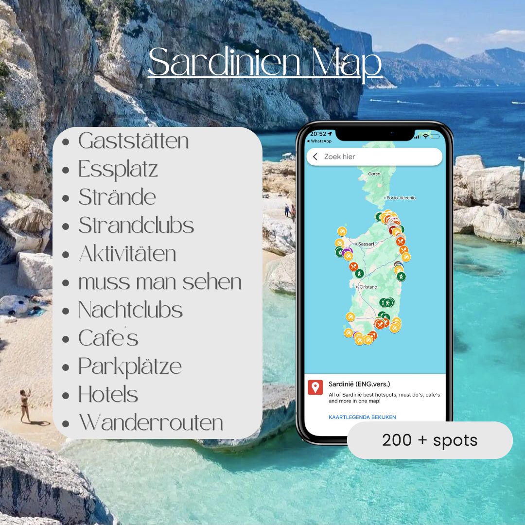 Sardinien Map (DE.vers.)