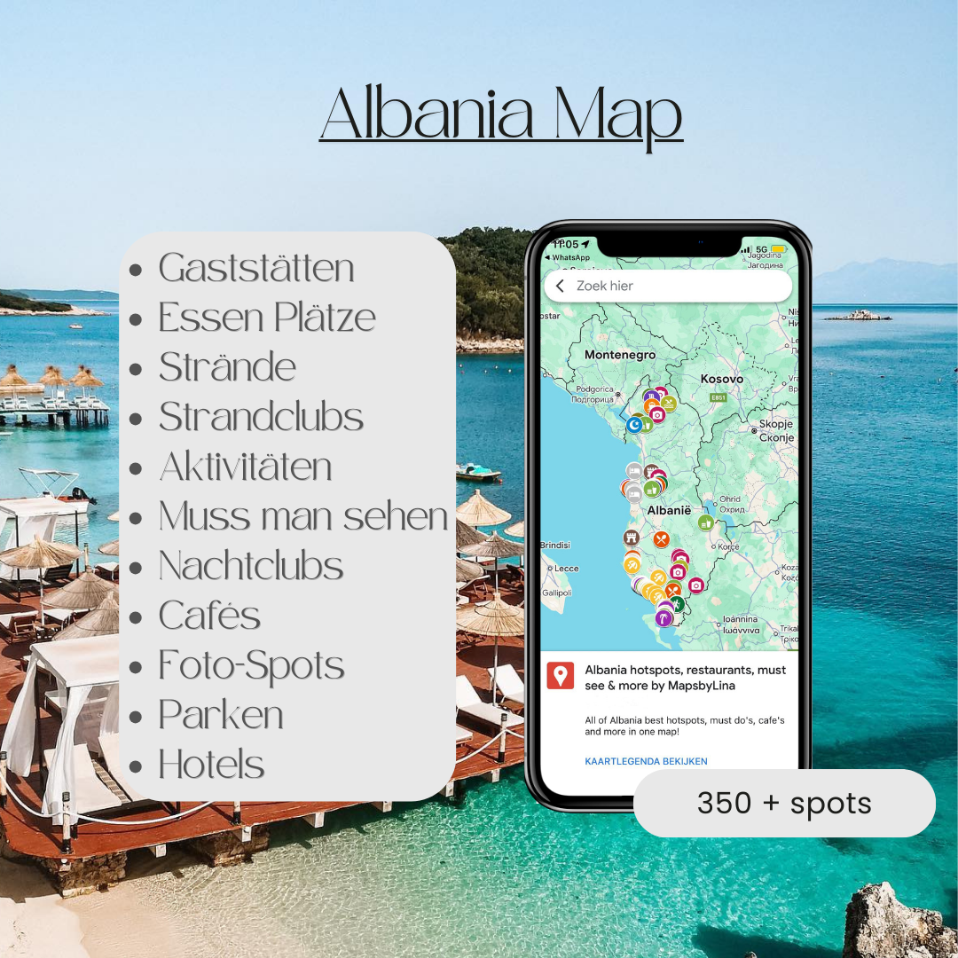 Albanien Map (DE.vers.)