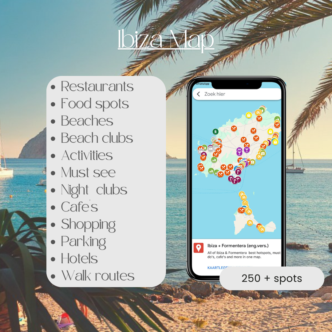 Ibiza + Formentera Map (ENG.vers.)