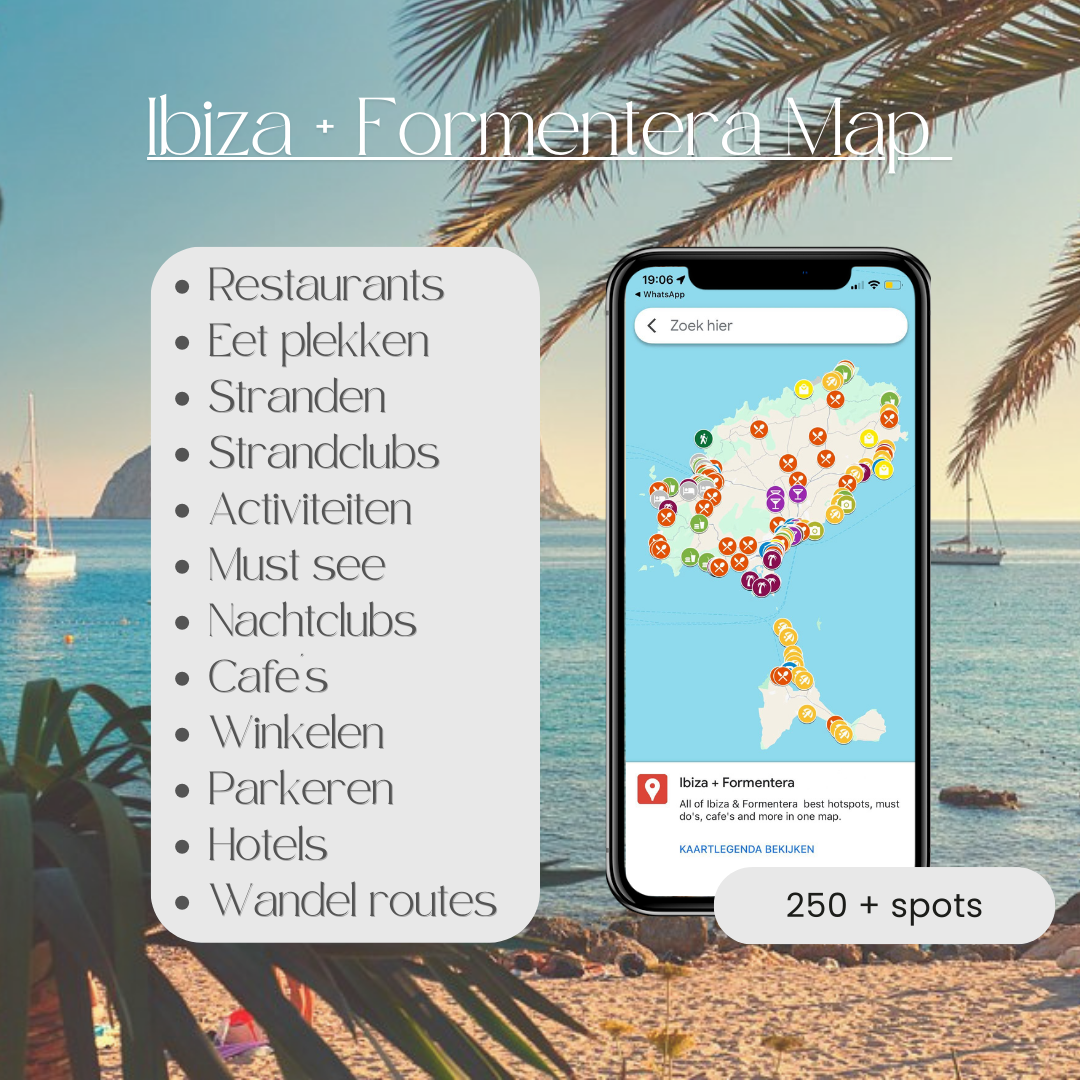 Ibiza + Formentera Map (NL.vers.)