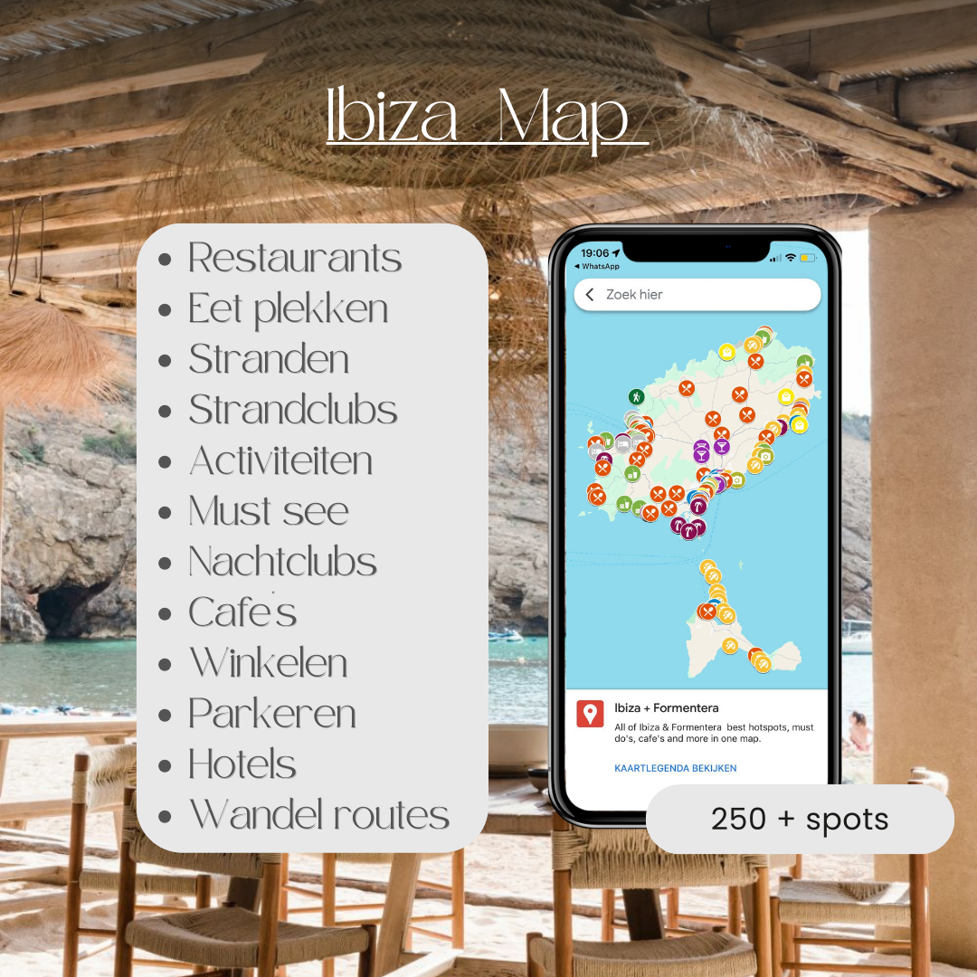 Ibiza + Formentera Map (NL.vers.)