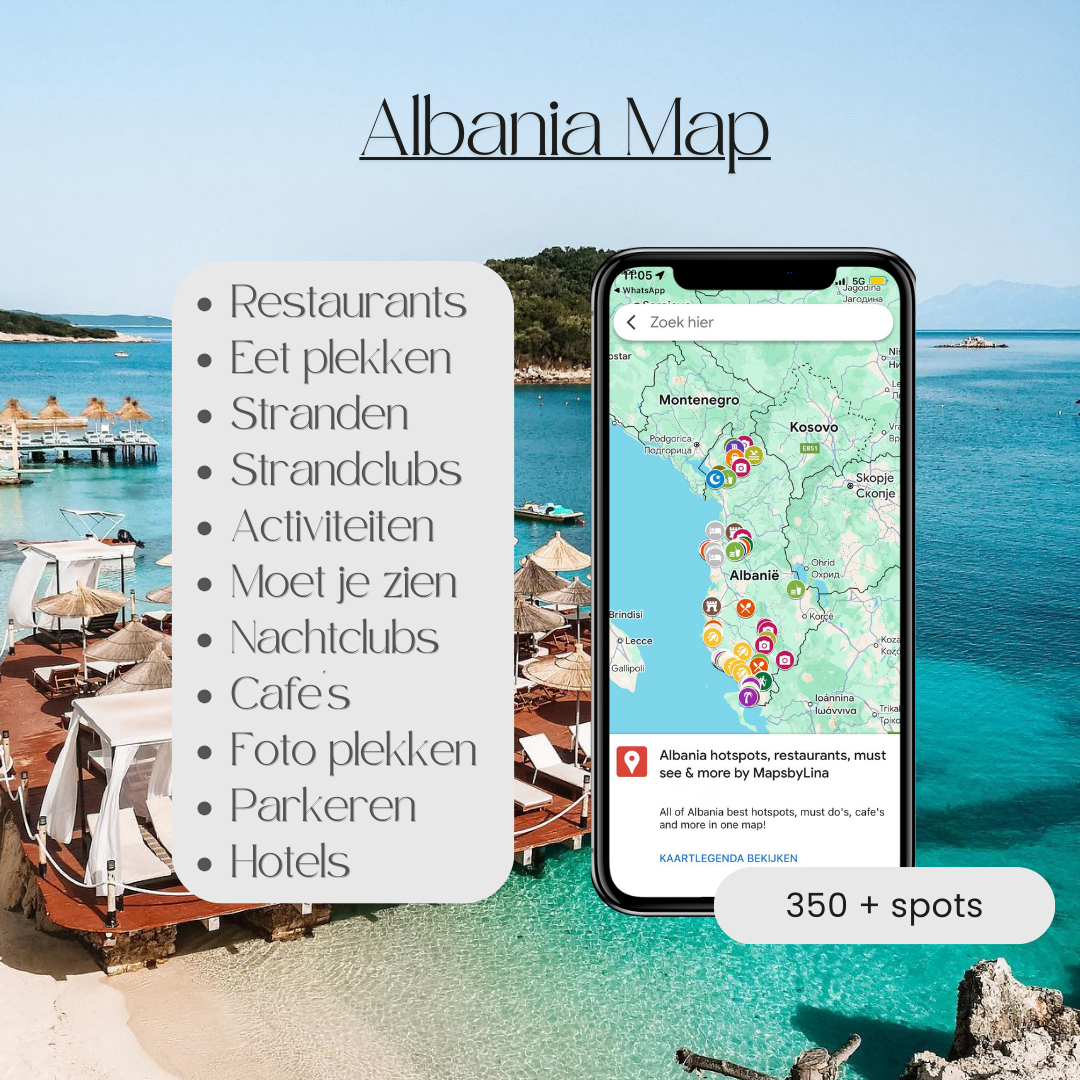 Albanië Map (NL.vers.)