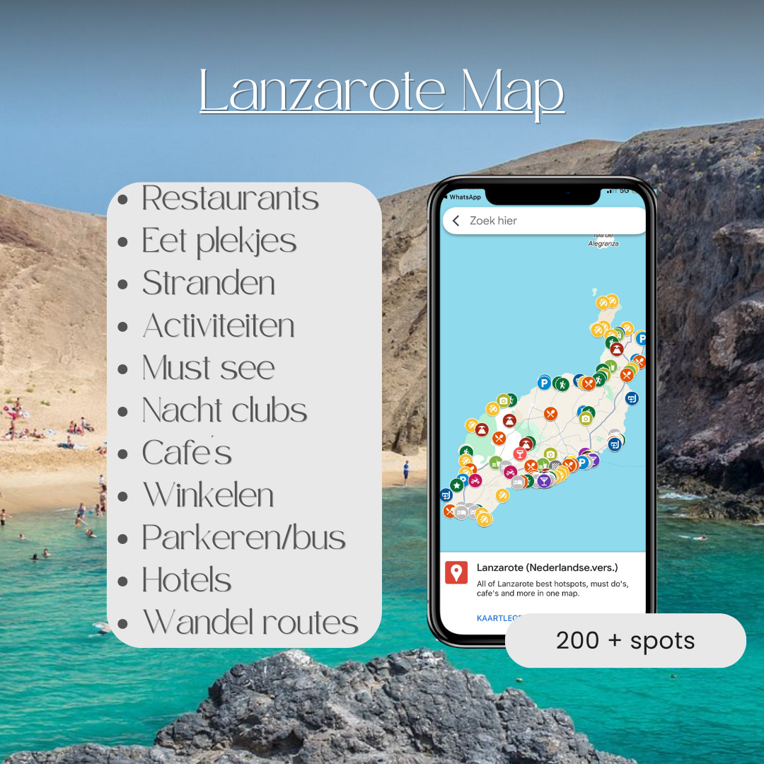 Lanzarote Map (NL.vers.)