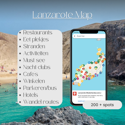 Lanzarote Map (NL.vers.)