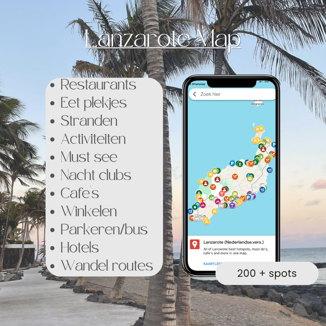 Lanzarote Map (NL.vers.)